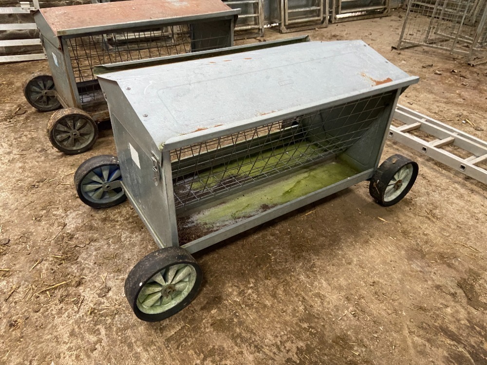 IAE 4ft Sheep Hayrack on Wheels