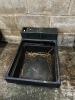 Black Plastic Single Drinking Water Trough