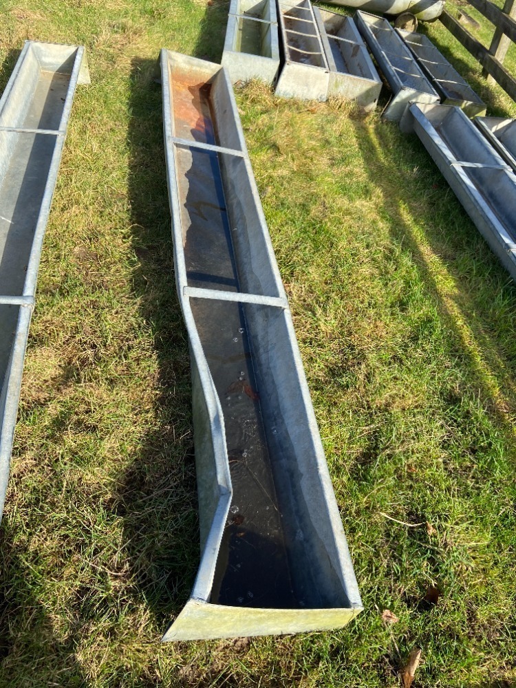 9ft Galvanised Sheep Trough