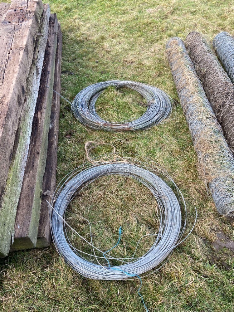 2 Rolls of High Tensile Wire