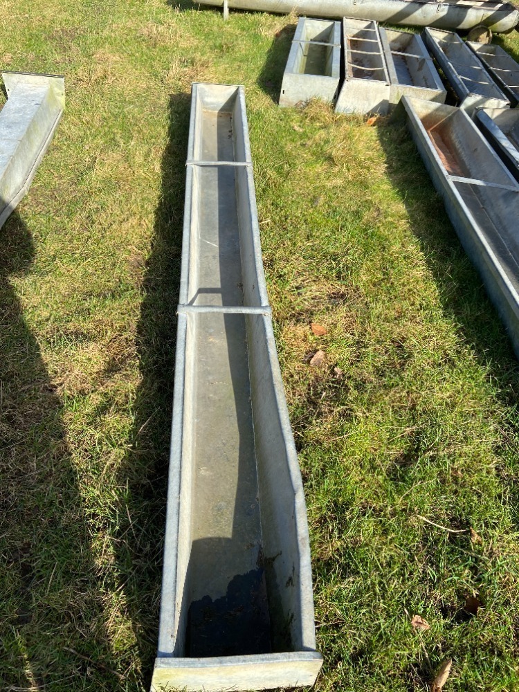 9ft Galvanised Sheep Trough