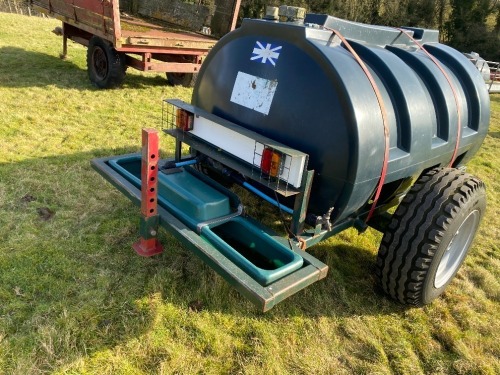 Water Bowser Trailer with Automatic Drinking Troughs