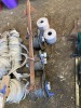 Triple Electric Fencing Post with Reels, Wire and Two New Rolls of Wire - 2