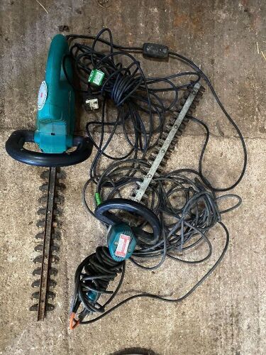 Black and Decker & Bosch Hedge Trimmers (2 in Total)