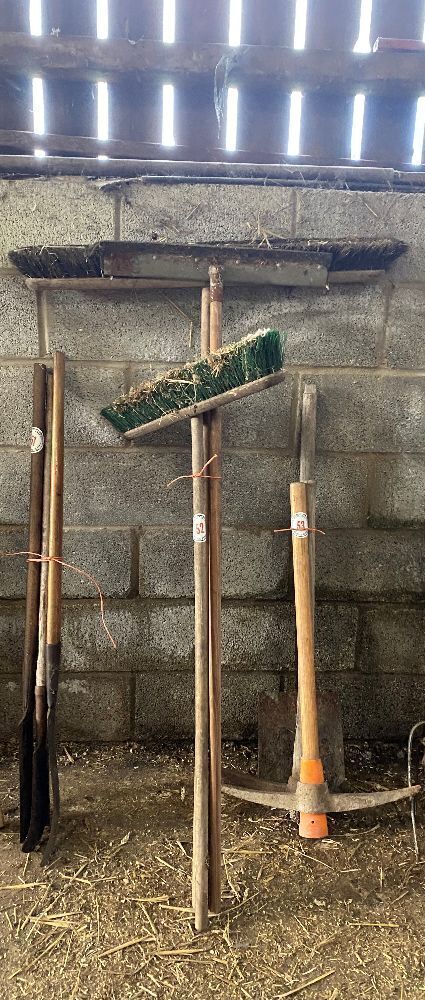 2 Brushes and a Yard Scraper