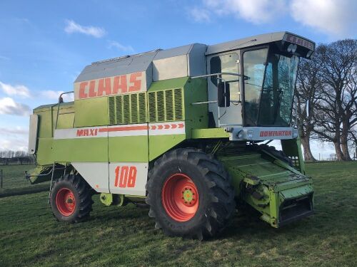 Claas 108SL Maxi Combine Harvester (Operating Manual In Office)