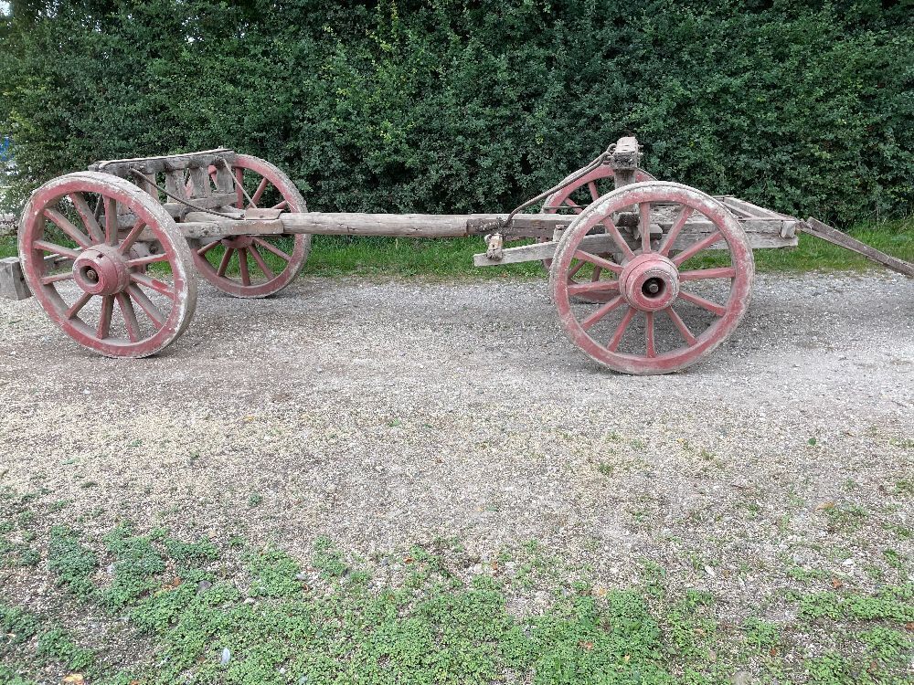 4 Wheel Timber Horse Drawn Carriage