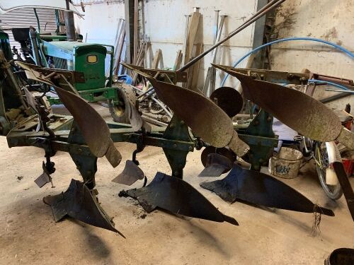 Ransomes 3f reversible plough