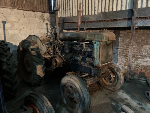 Fordson Major E27N tractor, Perkins P6 diesel engine, high geared, with hydraulics