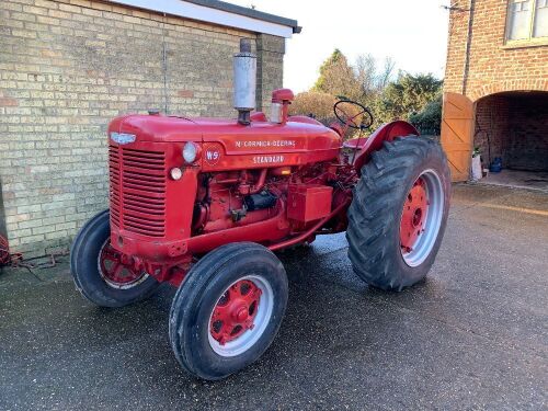 McCormick-Deering W9 Standard (International) petrol/paraffin tractor, MSL 919, with starter, driver's manual & V5 (Operator Manal In Office)