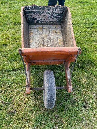 Wooden Wheel Barrow