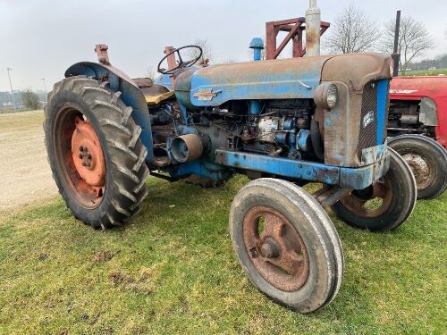 Fordson Power Major diesel tractor, TVY 48
