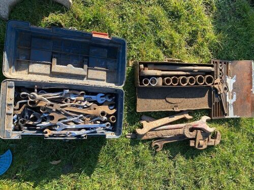 Assorted Tools Including Spanners