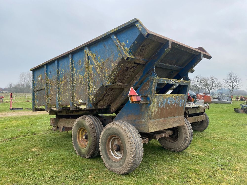 Scaling Twin Axle Dump Trailer