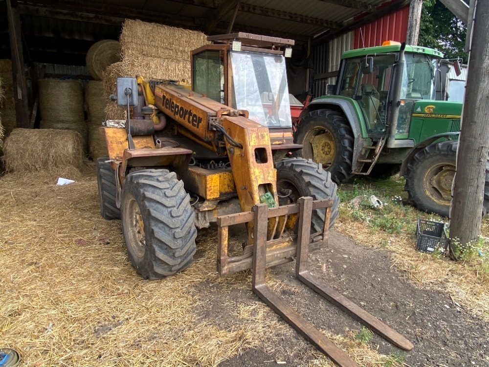 Sanderson 625 Turbo L545 JLS with rear pickup (6902 hours) c/w tines