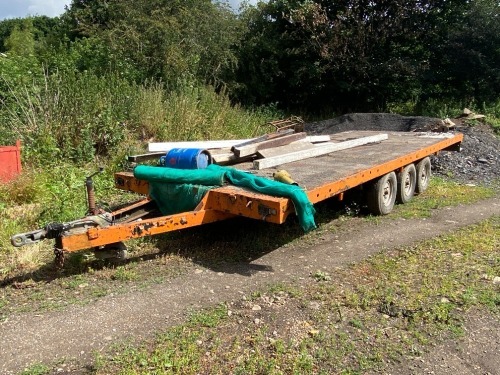 Triple Axle Plant Trailer