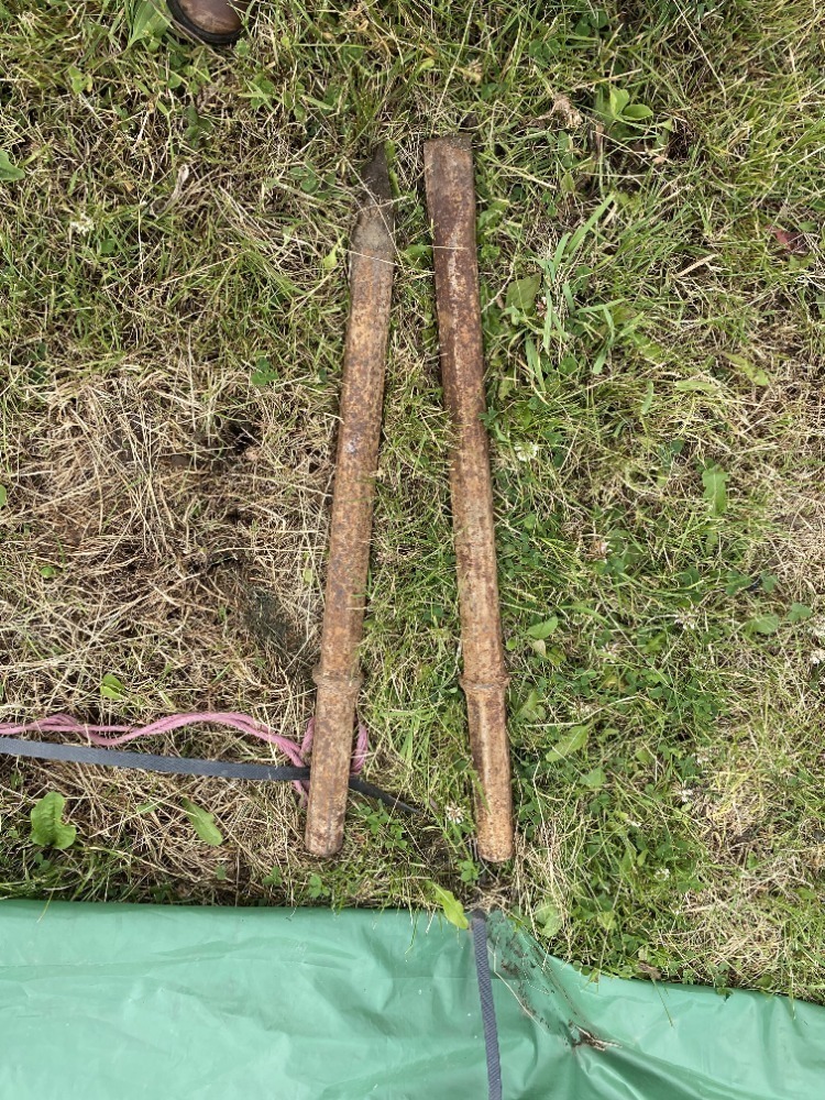 Pair of Galvanised Locks