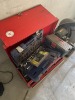 Red Tool Box & Contents Incl. Various Drill Bits, Socket Sets etc.. - 3