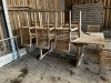 Wooden Tables & Eight Chairs