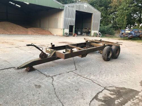 Rolling Trailer Chassis Believed To Be 10 Tonne