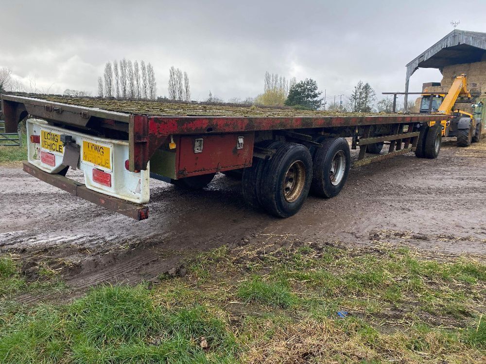 40ft Artic Trailer with Dolly - Wooden Floor Onlined Timed Spring ...