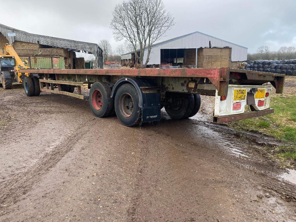 40ft Artic Trailer with Dolly - Wooden Floor Onlined Timed Spring ...