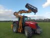 Massey Ferguson 6485 Complete with Herder Grenadier Flail Mower with 8m Reach, 6900 Hours, 2009, 40kph. - 3