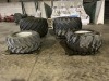 Full set of Flotation wheels to suit Case Puma. Alliance front & Good Year rears. - 3