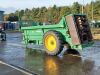 Bunning Low Lander 90 MK4 (2016) C/W 18.4 R38. Single axle rear discharge manure spreader. C/W 540 - 3