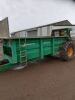 Samson SP12-16 single axle rear discharge manure spreader