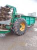 Samson SP12-16 single axle rear discharge manure spreader - 2