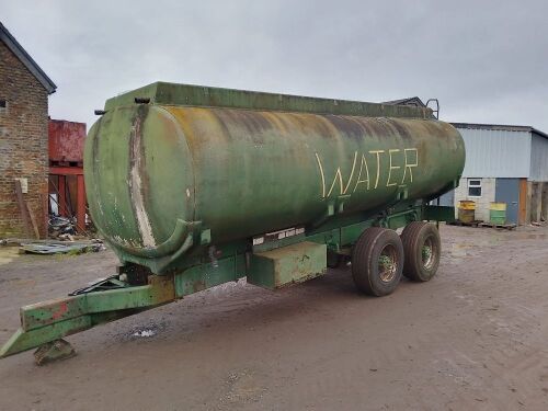 Water Bowser with 20,000l capacity