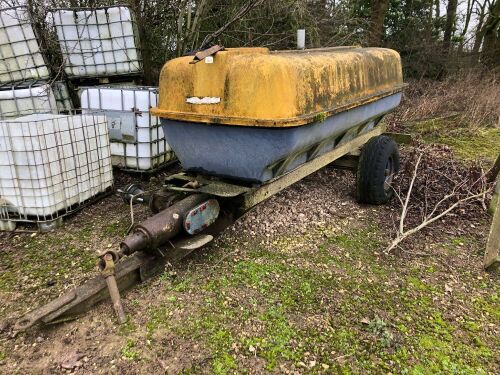 Bowser - approx. 900 gallon capacity, fibre glass tank, molex pump