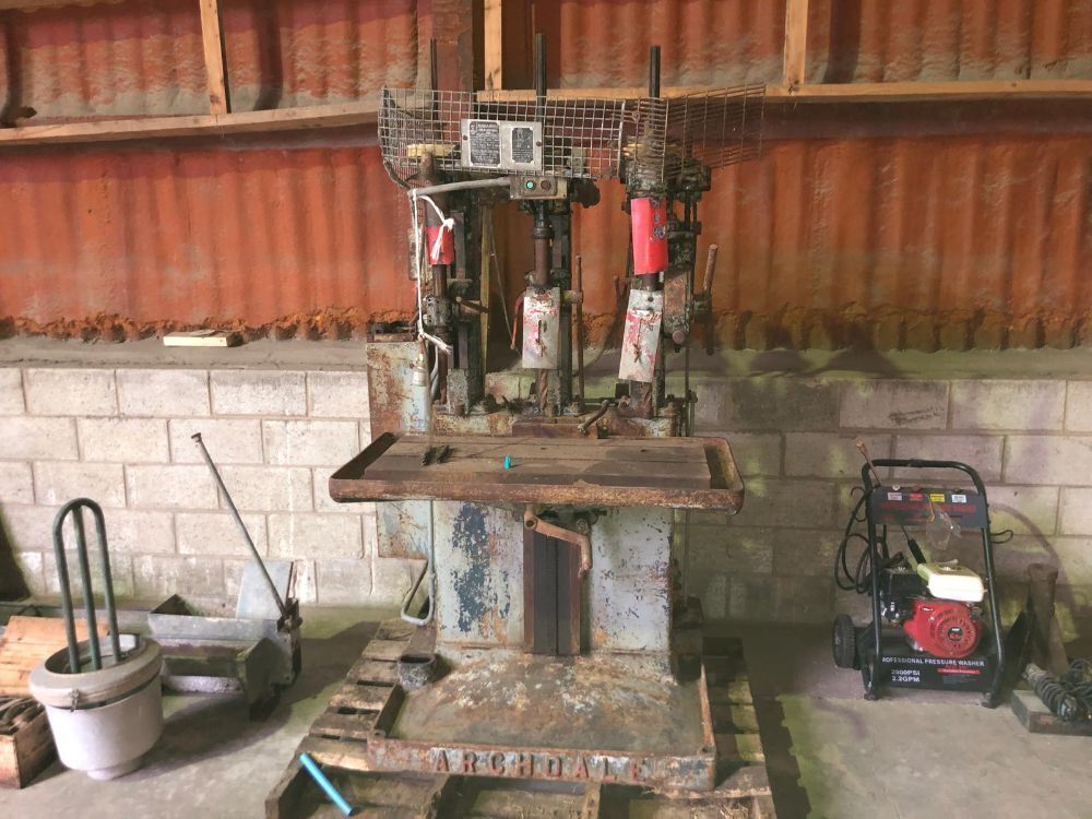 Archdale pillar drill (x3), three phase- plug disconnected, needs new belts