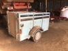 Single axle livestock trailer (2m x 1.15m) - 2